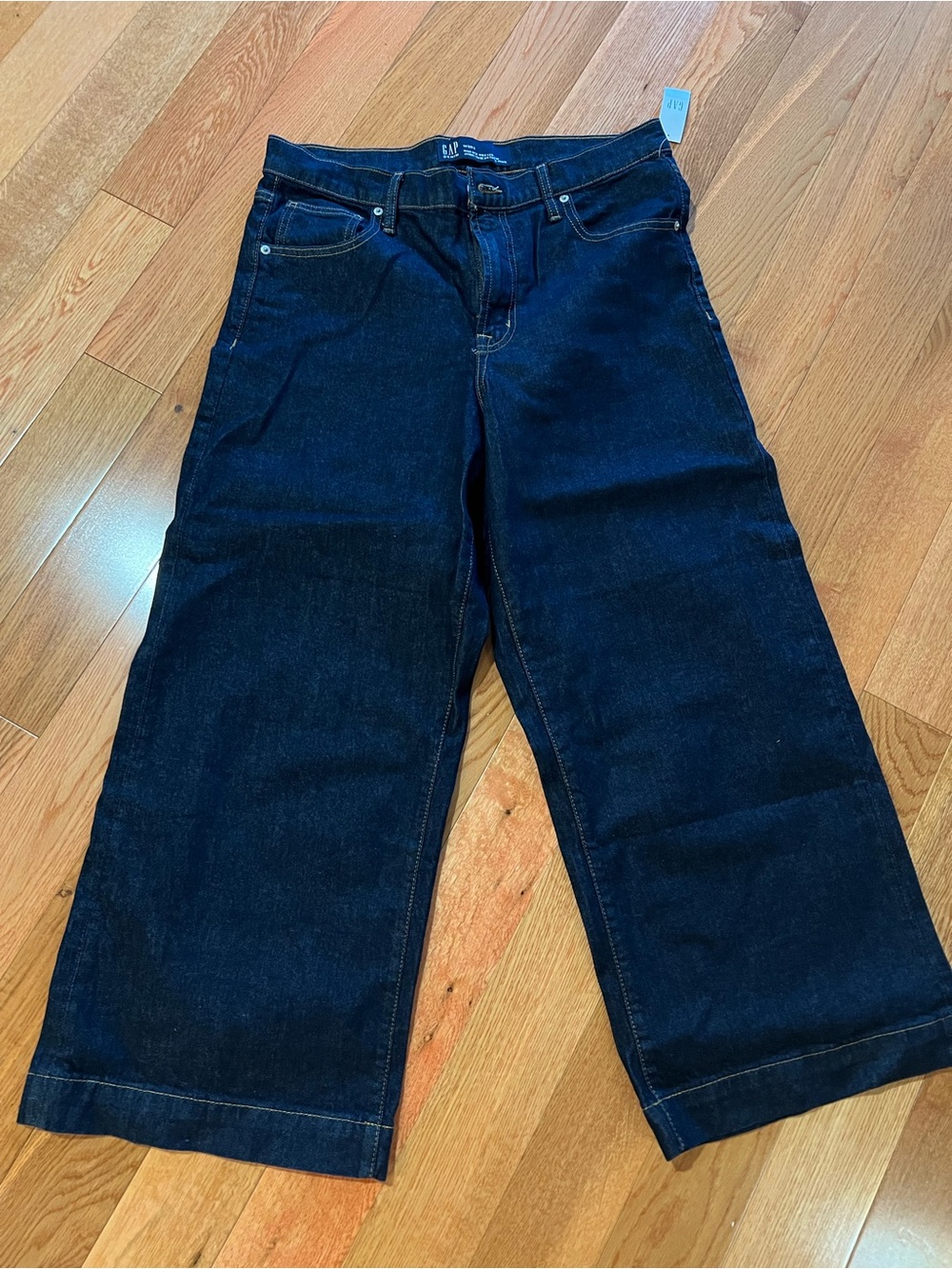 GAP High Rise Wide-Leg Jeans Wide Leg Jeans in Blue Woman’s 14 NWT